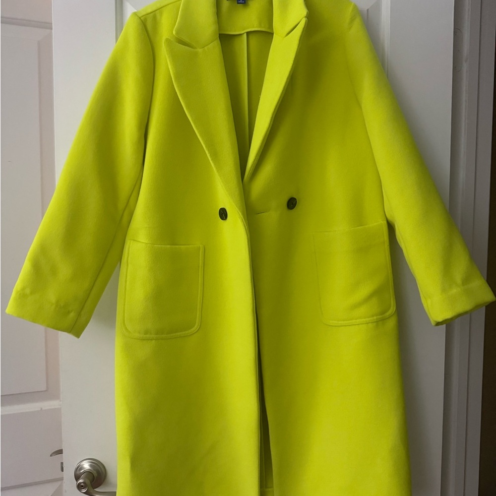 Apt. 9 Women's Vibrant Yellow Trench Coat
